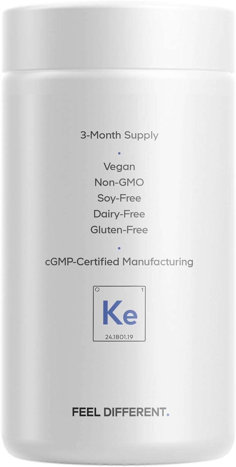 Codeage Keto Electrolytes Supplement – Vegan Electrolyte Tablets w Magnesium, Potassium, Calcium & Salt - Electrolyte Powder Salt Pills & Drink Hydration Supplements - Non-GMO Keto Diet - 180 Capsules - Image 9