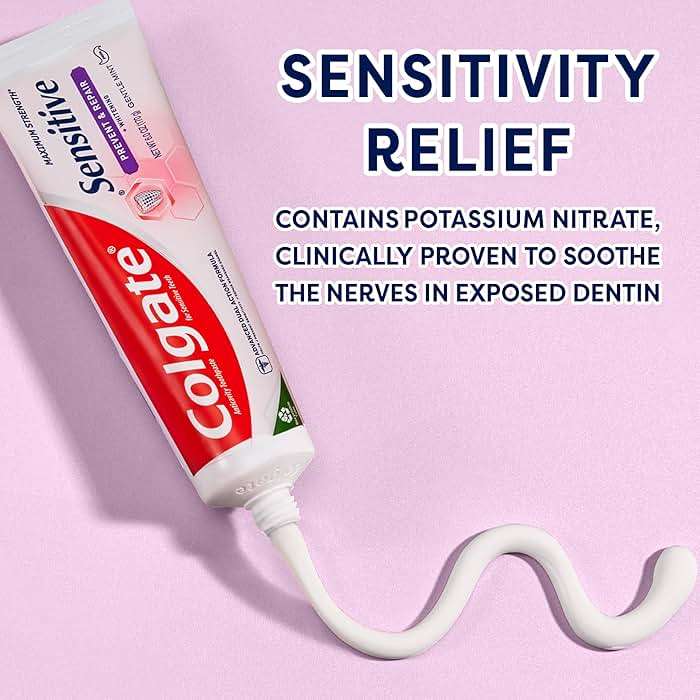 Colgate Sensitive Enamel Health Toothpaste for Sensitive Teeth, 3 Pack, Toothpaste with Fluoride and 5% Potassium Nitrate, Helps Prevent Bad Breath, Soothing Peppermint Flavor, 6 oz, 3 Pack - Image 6