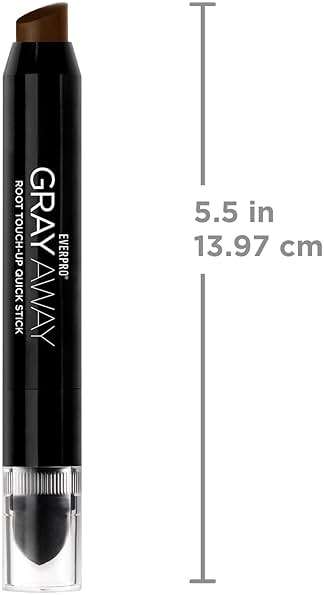 EVERPRO Gray Away Root Touchup Quick Stick, Light Brown, 0.1 Oz - Image 6