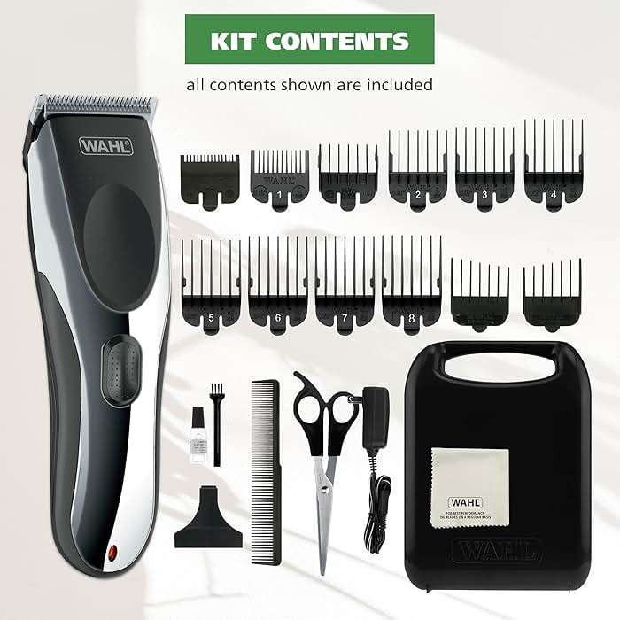 Wahl Clipper Rechargeable Cord/Cordless Haircutting & Trimming Kit for Heads, Longer Beards, & All Body Grooming - Model 79434 - Image 7