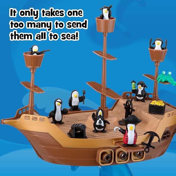 Don’t Rock the Boat Board Game-Kids Games, Family Games for Kids and Adults, Board Games for Family Night, Multi-Player Board Games, Builds Hand & Eye Coordination, Balancing Toy, Ages 5+ - Image 6
