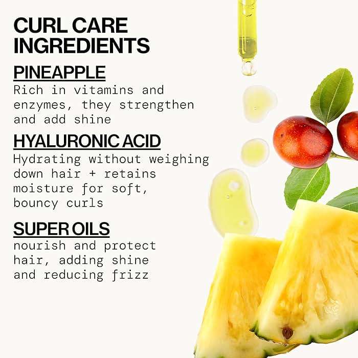 Pacifica Beauty, Pineapple Curls Defining Natural Conditioner, For Curly, Coily and Textured Hair Types, Pineapple Scent, Sulfate Free and Silicone Free, 100% Vegan and Cruelty Free | Hair Conditioner - Image 7