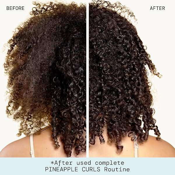 Pacifica Beauty, Pineapple Curls Defining Natural Conditioner, For Curly, Coily and Textured Hair Types, Pineapple Scent, Sulfate Free and Silicone Free, 100% Vegan and Cruelty Free | Hair Conditioner - Image 9