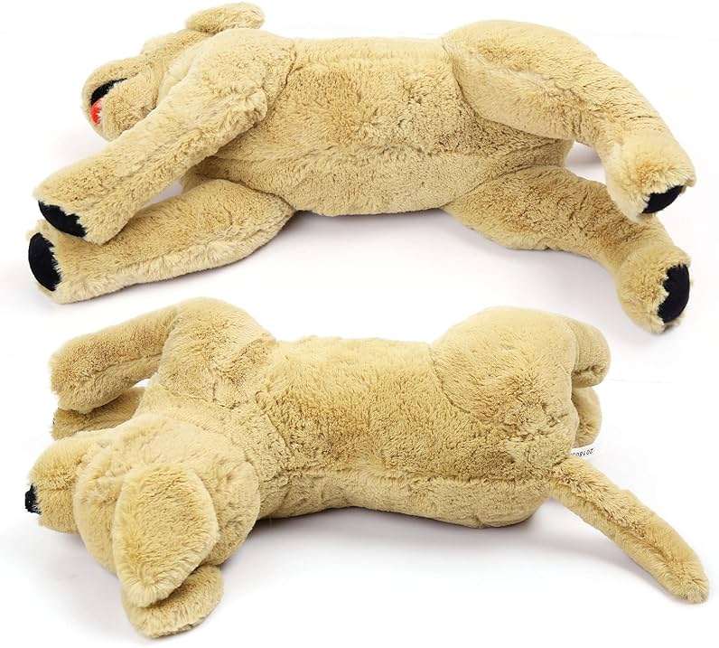 LotFancy Dog Stuffed Animals Plush, 21" Soft Cuddly Golden Retriever Plush Toys, Large Stuffed Dog, Puppy Dog Stuffed Animals, Easter Birthday Gift for Kids Girls Boys - Image 8