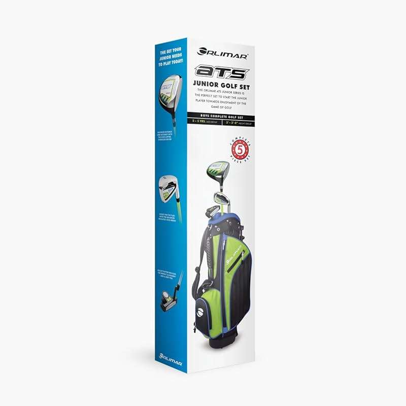 Orlimar Junior Golf Club Sets with Stand Bag for Boys & Girls | Kids Ages 3 and Under, 3-5, 5-8, 9-12, Right and Left Handed - Image 6