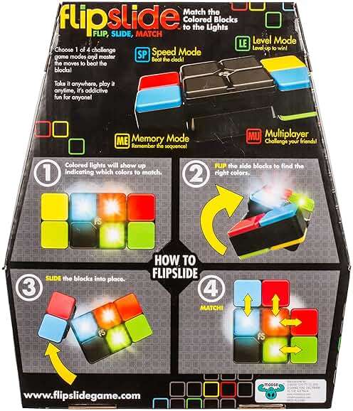 Moose Games Flipslide, Fast-Paced Handheld Puzzle Toy, Gifts for Boys and Girls Ages 8-13, Travel Games, Toys for Teens - Image 10