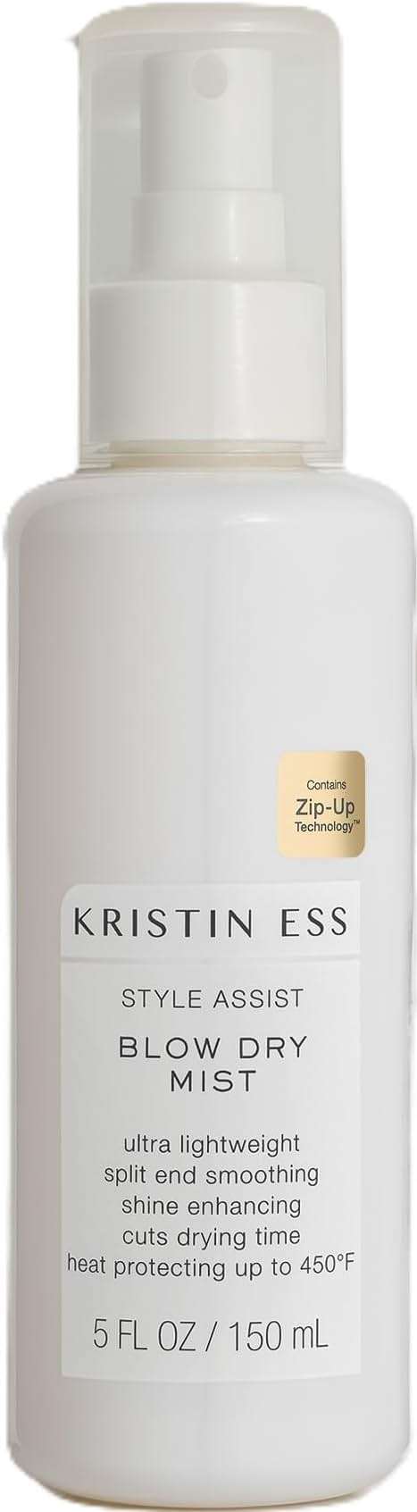 Kristin Ess Hydrating Heat Protection Spray for Hair - Blow Dry Frizz Control + Shine Enhancing -Anti Humidity Thermal Heat Protectant Spray - Repair + Protect Hair Up to 450 Degrees - Pear Fragrance - Image 1