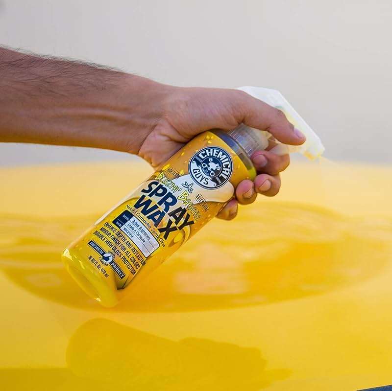 Chemical Guys Spray Wax Blazin' Banana - Carnauba Car Wax Spray for High Gloss Shine and Protection, Safe for Cars, Trucks, SUVs, RVs, and More - 16 oz - Image 4
