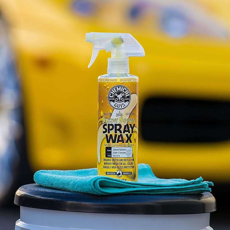 Chemical Guys Spray Wax Blazin' Banana - Carnauba Car Wax Spray for High Gloss Shine and Protection, Safe for Cars, Trucks, SUVs, RVs, and More - 16 oz - Image 5