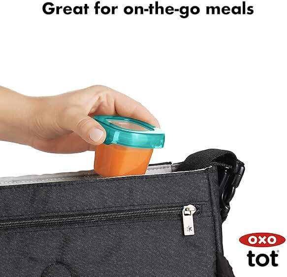 OXO Tot 12-Piece Baby Blocks Set, Teal - Image 6