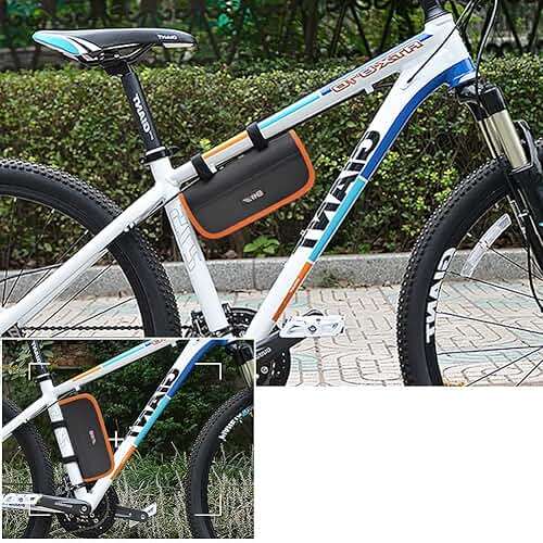 Bicycle Repair Bag With Tire Pump, Portable Tool Kit for Camping Travel - Bike Glueless Patches, Maintenance Essentials All in One Safety Kit - Image 7