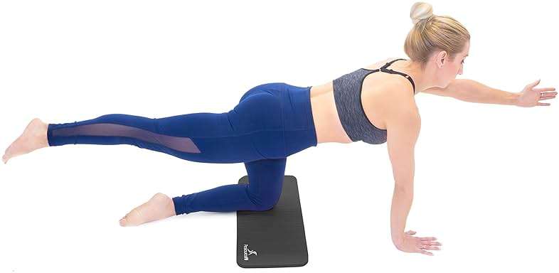 ProsourceFit Extra Thick Yoga Knee Pad and Elbow Cushion 15mm (5/8”) Fits Standard Mats for Pain Free Joints in Yoga, Pilates, Floor Workouts - Image 3