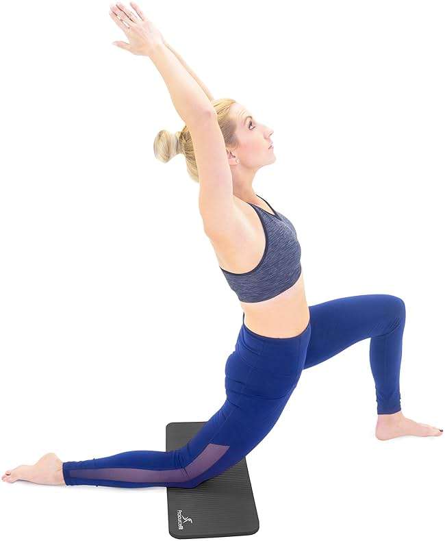 ProsourceFit Extra Thick Yoga Knee Pad and Elbow Cushion 15mm (5/8”) Fits Standard Mats for Pain Free Joints in Yoga, Pilates, Floor Workouts - Image 4