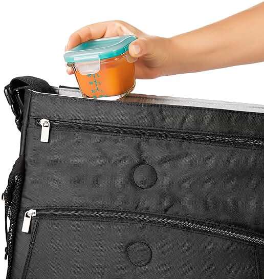 OXO Tot Glass Baby Blocks Food Storage Containers, Teal, 4 oz - Image 9