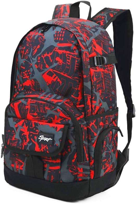 rickyh style School Backpack Travel Bag for Men & Women Lightweight College Back Pack with Laptop Compartmen - Image 1