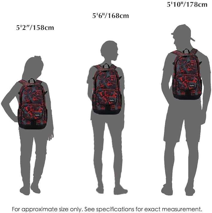 rickyh style School Backpack Travel Bag for Men & Women Lightweight College Back Pack with Laptop Compartmen - Image 6