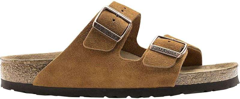 Birkenstock Men's Arizona Soft Footbed Sandals, Mink, 10 Medium US - Image 1