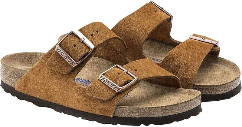 Birkenstock Men's Arizona Soft Footbed Sandals, Mink, 10 Medium US - Image 2
