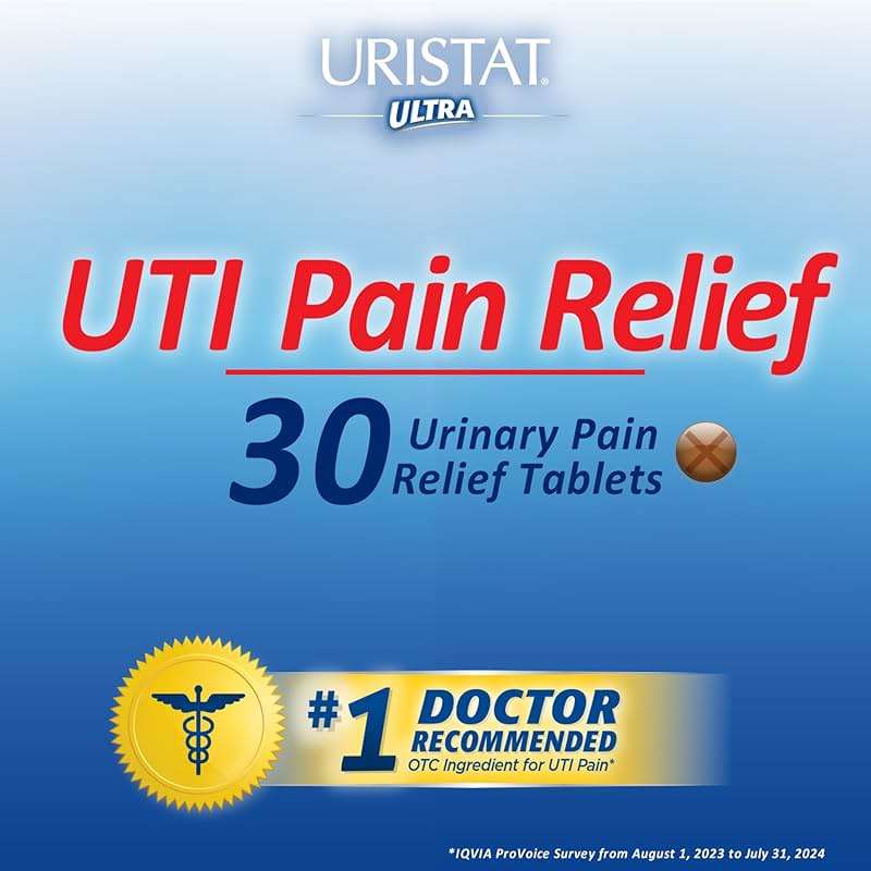Uristat Ultra Strength UTI Relief Tablets – Ease Urinary Pain, Burning & Urgency, Cranberry Flavor, 30 Count - Image 2
