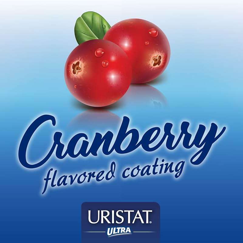 Uristat Ultra Strength UTI Relief Tablets – Ease Urinary Pain, Burning & Urgency, Cranberry Flavor, 30 Count - Image 4
