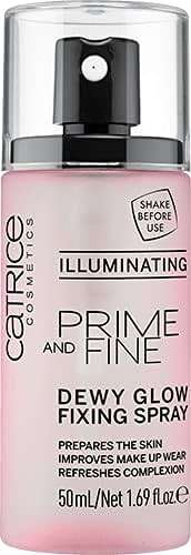 Catrice | Prime & Fine Illuminating Dewy Glow Spray | Transparent and Fast Drying Fixing Spray| Paraben Free & Vegan | Cruelty Free (Pack of 1) - Image 2