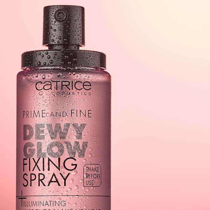 Catrice | Prime & Fine Illuminating Dewy Glow Spray | Transparent and Fast Drying Fixing Spray| Paraben Free & Vegan | Cruelty Free (Pack of 1) - Image 5