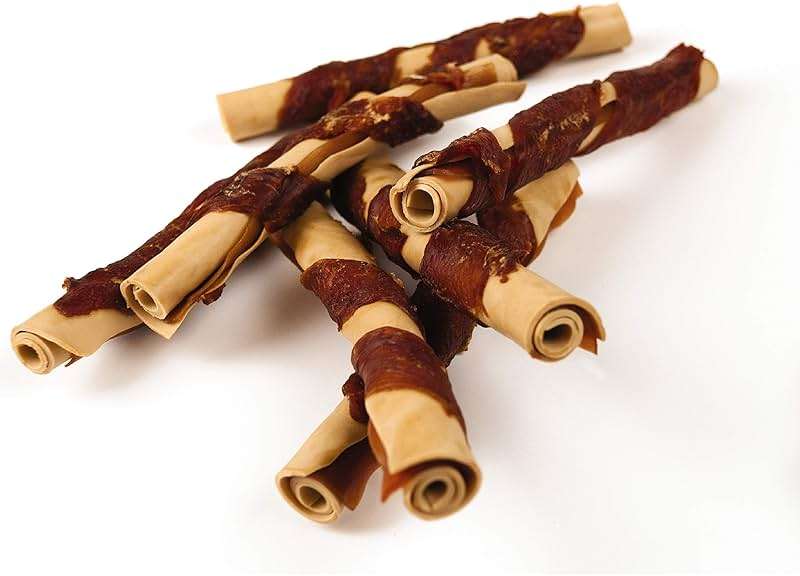 DreamBone Chicken Wrapped Large Stick Dog Treats, Daily Rawhide-Free Chew, Digests Safely and Completely, With Real Protein, Chicken and Veggies, 8 count - Image 4