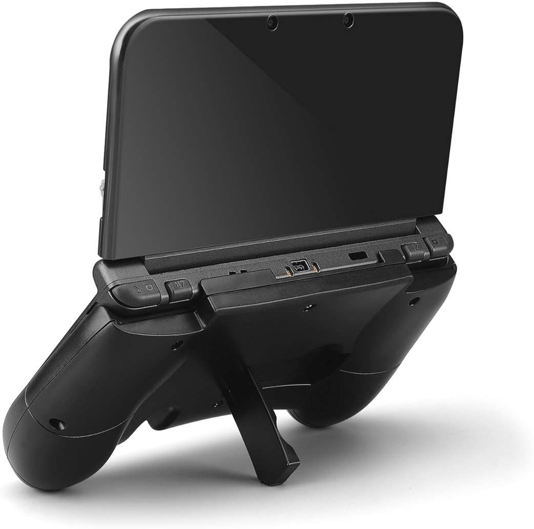 TNP New Nintendo 3DS XL Hand Grip - Protective Cover Skin Controller Grip Case Ergonomic Comfort Anti Slip Handle Console Grip with Kick-Stand for New Nintendo 3DS XL LL 2015 Model - Image 4