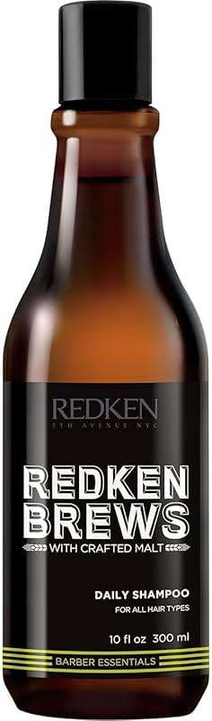 Redken Brews Daily Shampoo For Men - Lightweight Hydrating Cleanser For All Men's Hair Types, Adds Moisture and Shine to Dry Hair, 10 Fl Oz - Image 1