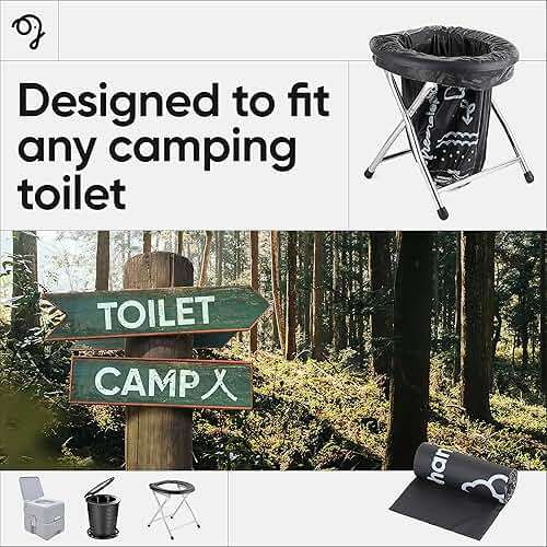 Green Elephant Portable Waste Bags – Camping Potty Liners, Biodegradable Sanitary Bags for 5 Gallon Bucket, Outdoor Use, 15 Count, 8 Gal (1 Pack) - Image 2