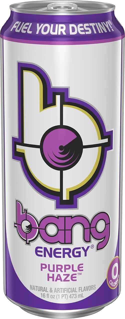 Bang Energy Purple Haze, Sugar-Free Energy Drink, 16-Ounce | Pack of 12 - Image 3