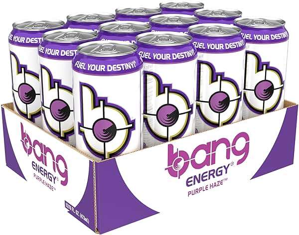 Bang Energy Purple Haze, Sugar-Free Energy Drink, 16-Ounce | Pack of 12 - Image 4