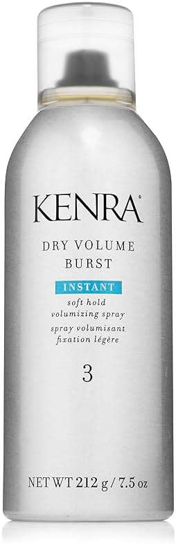 Kenra Dry Volume Burst 3 | Instant Volume Hairspray | Soft Hold Volumizing Spray | Dry Application | All Hair Types - Image 1