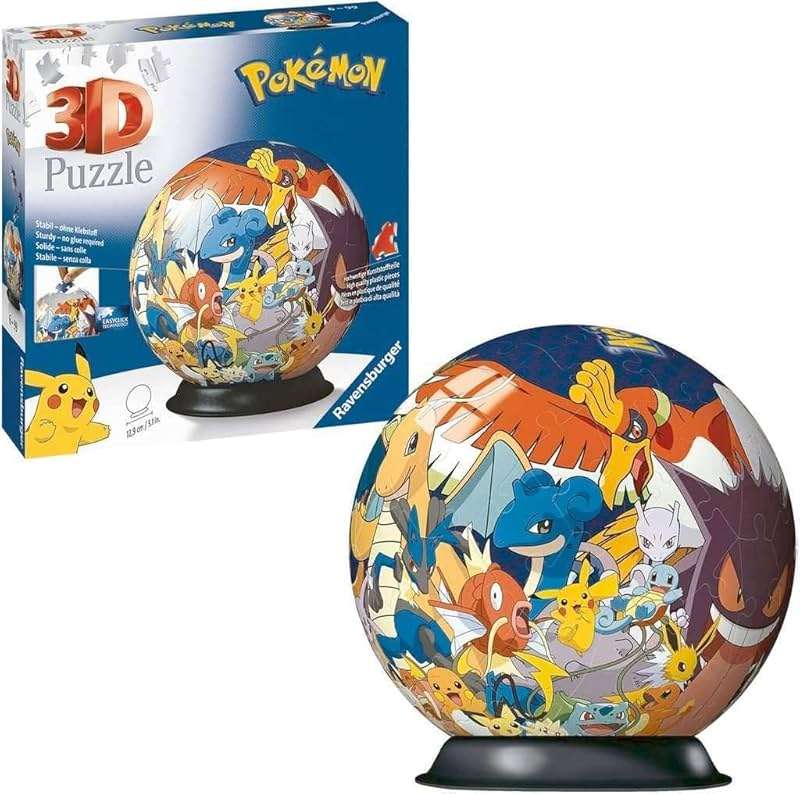 Ravensburger Pokemon 3D Jigsaw Puzzle Ball for Kids Age 6 Years Up - 72 Pieces - No Glue Required - Gifts for Boys and Girls - Image 4
