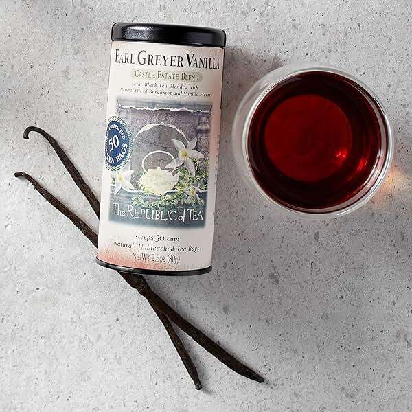 The Republic of Tea - Earl Greyer Vanilla Tea, 2.8 oz Tin, 50 Tea Bags | Gourmet Tea | Caffeinated - Image 2
