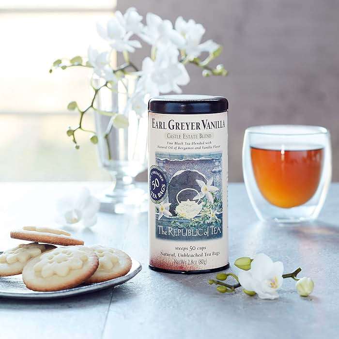 The Republic of Tea - Earl Greyer Vanilla Tea, 2.8 oz Tin, 50 Tea Bags | Gourmet Tea | Caffeinated - Image 3