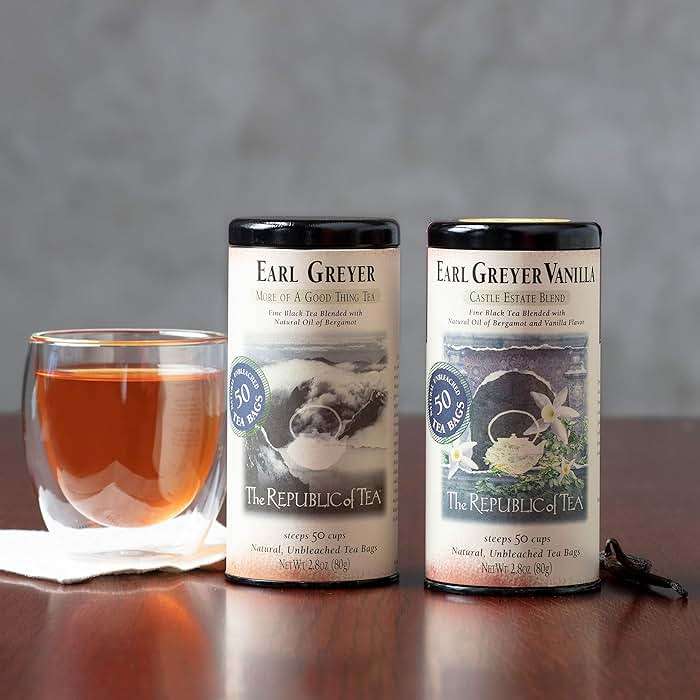 The Republic of Tea - Earl Greyer Vanilla Tea, 2.8 oz Tin, 50 Tea Bags | Gourmet Tea | Caffeinated - Image 4