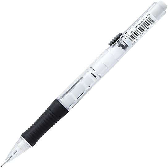 Pentel Quick Click Mechanical Pencil, (0.7mm), Medium, Black Barrel, Box of 12 Pencils (PD217A) - Image 3