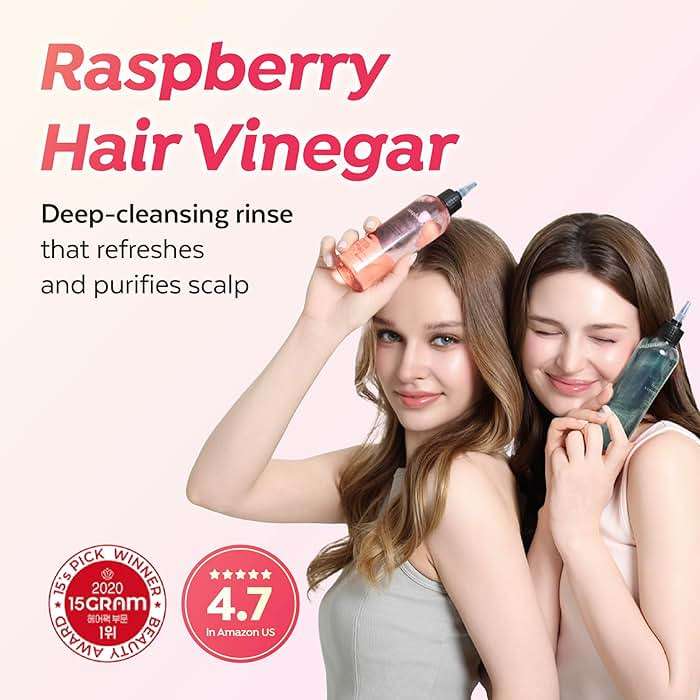 A’PIEU Raspberry Hair Vinegar Rinse for Scalp Detox & Clean, Smooth & Shiny Hair, Clarifying Treatment for Dandruff, Buildup, Oily & Itchy Scalp, pH Balancing, Korean Haircare, 6.76 fl oz - Image 2