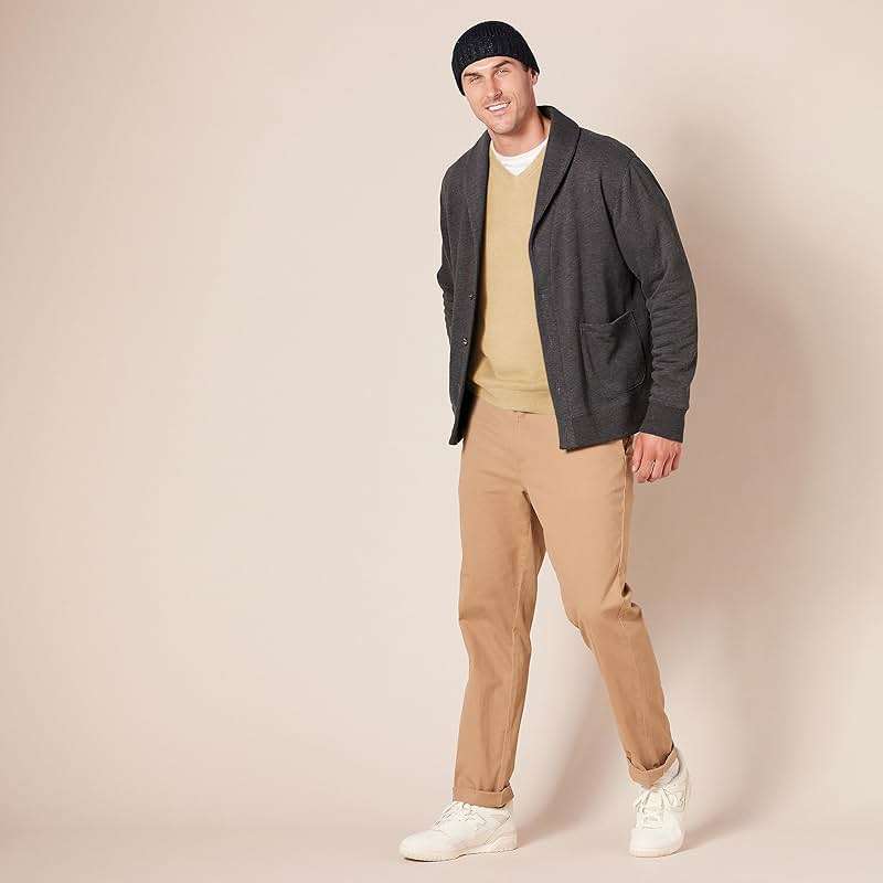 Amazon Essentials Men's Regular Fit Cotton V-Neck Pullover Sweater (Available in Big & Tall) - Image 8