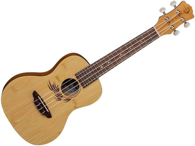 Luna Guitars, 4-String Ukulele (UKE Bamboo C) - Image 1