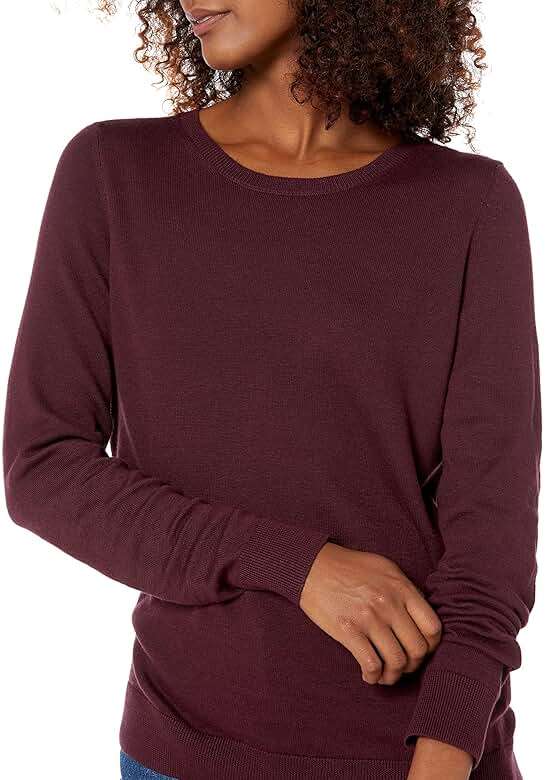 Amazon Essentials Women's Long-Sleeve Lightweight Crewneck Sweater (Available in Plus Size) - Image 4