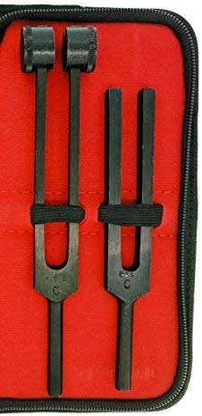 SURGICAL ONLINE Limited Edition - Full Tactical Black - Grudge Style Set of 5 pcs Reflex Percussion Taylor Hammer + Penlight + Tuning Fork C 128 C 512 + Bandage Scissors 5.5" - Image 4