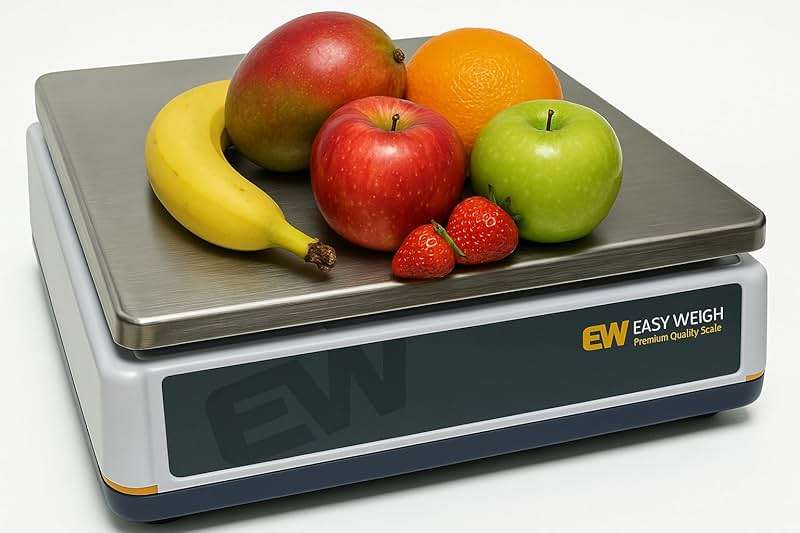 Easy Weigh PX 30 x 0.005 LB Capacity Digital Scale Rechargeable Battery Operated LCD Display Stainless Steel Platter KG Grams Ounces OZ Kitchen Deli Produce Electronic NTEP (PX-30) - Image 3