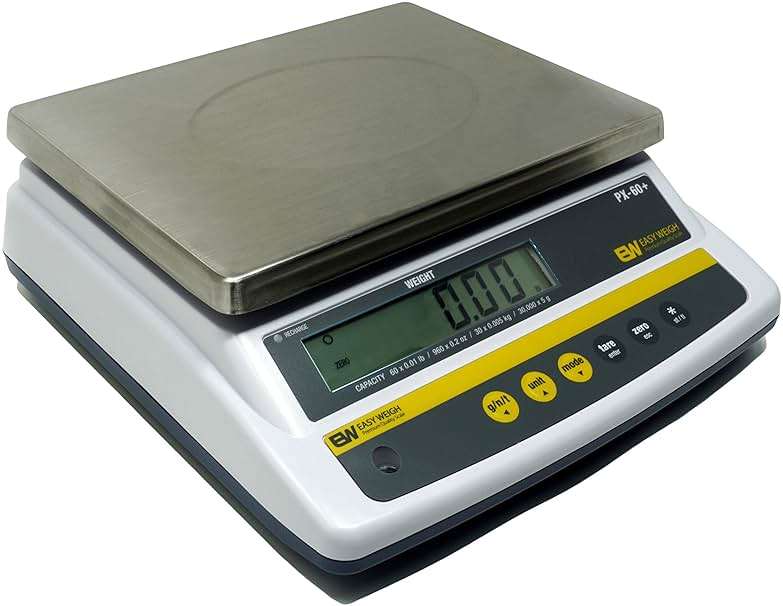 Easy Weigh PX 30 x 0.005 LB Capacity Digital Scale Rechargeable Battery Operated LCD Display Stainless Steel Platter KG Grams Ounces OZ Kitchen Deli Produce Electronic NTEP (PX-30) - Image 6