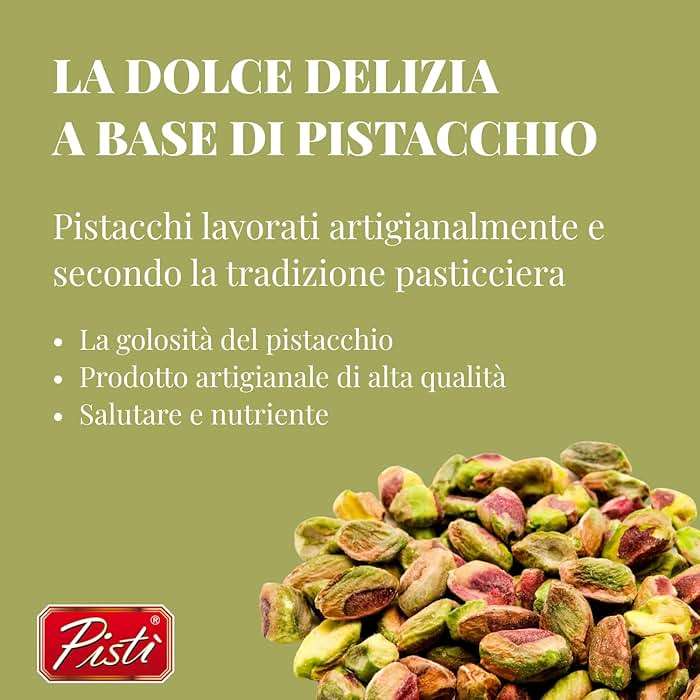 Pisti Cream of Pistachio from Sicily 21.2 Ounce (600g) | Artisanal Italian Nut Spread | Enjoy with Bread and Biscuits - Image 3