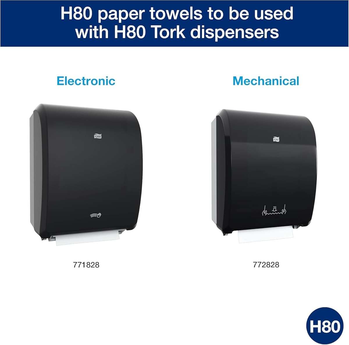 Tork Hand Towel Roll Natural White H80, Universal, 100% Recycled Fiber, 6 Rolls x 800 ft, 8031400, 6 Count (Pack of 1) - Image 7