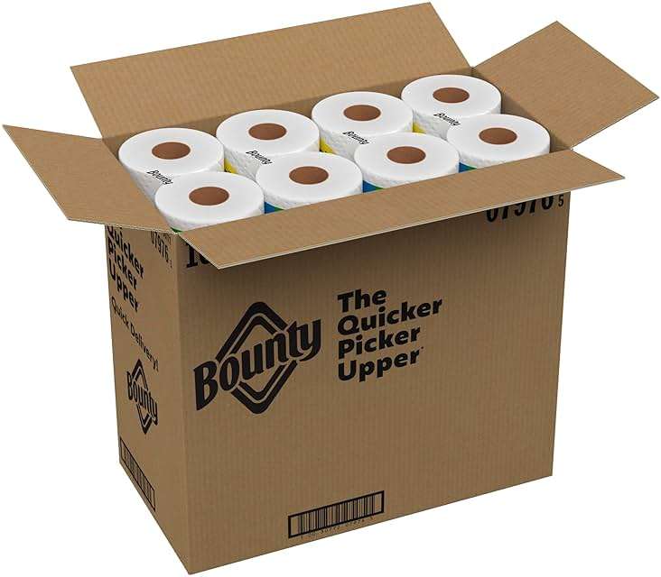 Bounty Paper Towels Quick Size, White, 16 Family Rolls = 40 Regular Rolls - Image 11