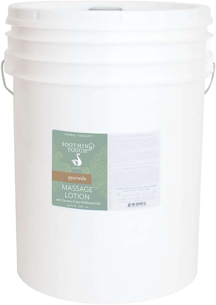 Soothing Touch Ayurveda Massage Lotion, Unscented, 640 Ounce - Image 1