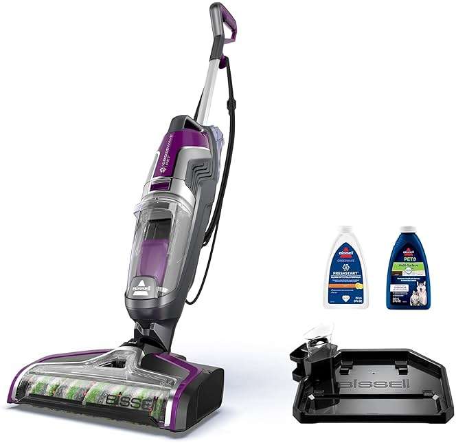 BISSELL Crosswave Pet Pro All in One Wet Dry Vacuum Cleaner and Mop for Hard Floors and Area Rugs, Purple, 2306A - Image 1
